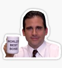 Pegatina el mejor jefe del mundo