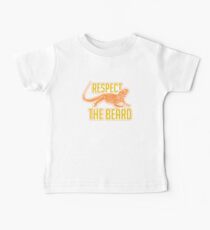 Respektieren Sie den Bart Bearded Dragon Baby T-Shirt