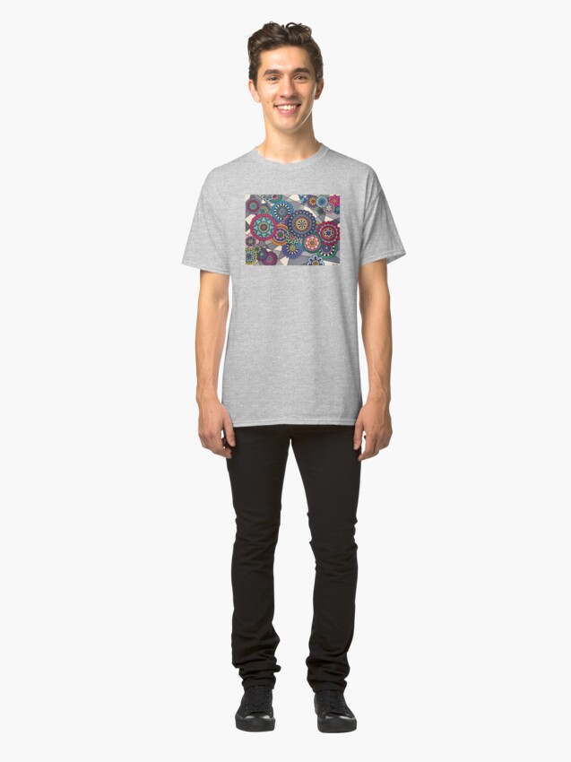 Alternate view of Mandalas In Bloom Classic T-Shirt