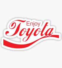 Enjoy Toyota JDM Shirt Sticker