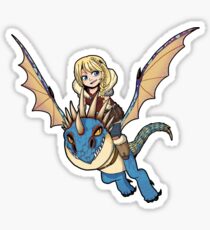 Astrid + Stormfly sticker Sticker