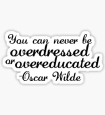 Oscar Wilde Sticker