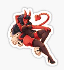 Demon Girl Sticker