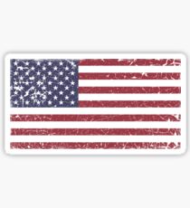 Pegatina Vintage Look Stars and Stripes Bandera estadounidense