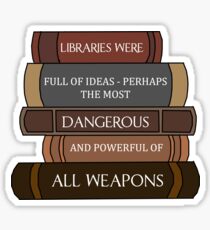 Libraries were full of ideas... Sticker