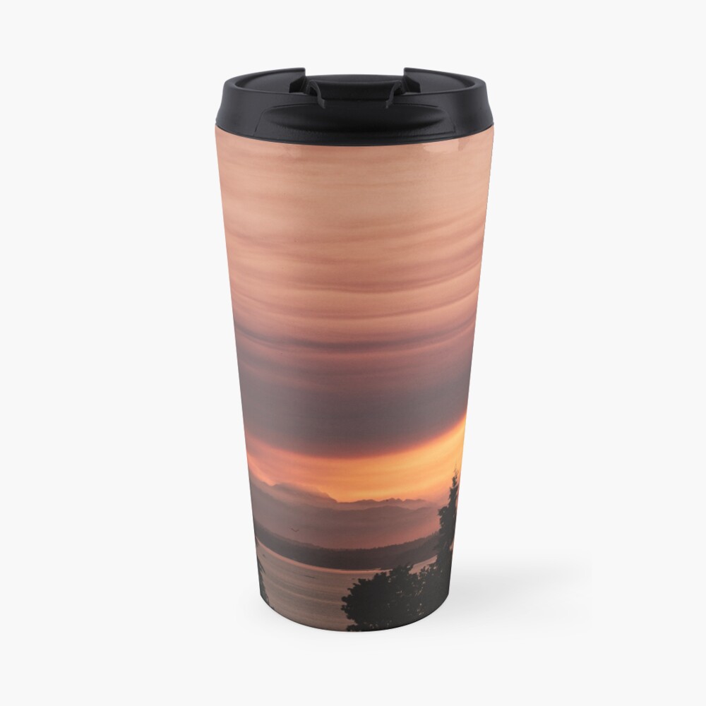 Smoky Sunset Travel Mug
