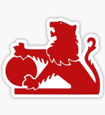 Red Old Holden Logo Sticker