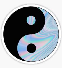Pegatina Holográfico Yin Yang