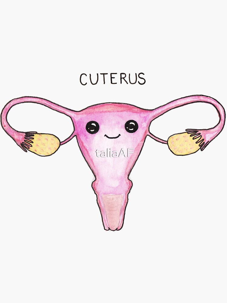 "Cuterus!" Sticker by taliaAF | Redbubble