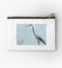 Blue Heron Zipper Pouch