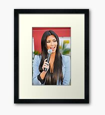Kim Kardashian Framed Print