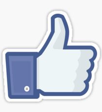 Facebook 'like' button Sticker