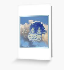And The Wind Cries Scary Greeting Card