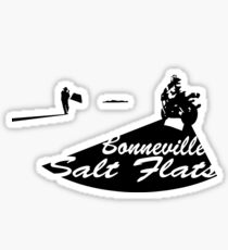 Bonneville Salt Flats Motorcycle Design Sticker
