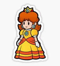 Papier Gänseblümchen Sticker