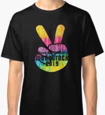 Most Anticipated Event of the Year - Woodstock 50 years 1969-2019 - Piece sign, Pride,Rainbow Classic T-Shirt