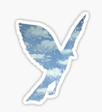 Surrealist Bird Sticker