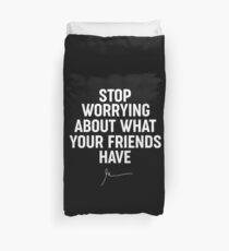 Funda nórdica Gary Vaynerchuk / Gary Vee: deja de preocuparte por lo que tienen tus amigos: BLANCO