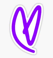 Lovatic Herz - Lila Sticker