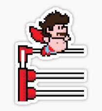 8Bit Nacho Libre Sticker