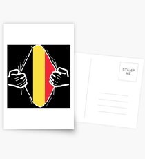Belgium flag gift nationality Postcards