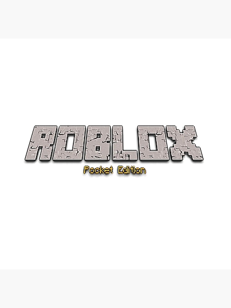 Roblox Pocket Edition Minecraft Logo Tote Bag - roblox pocket edition minecraft logo tote bag