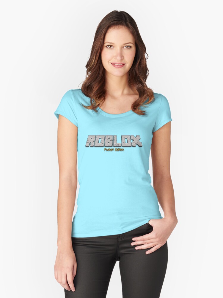 Roblox Pocket Edition Minecraft Logo T Shirt By Thkh Designs