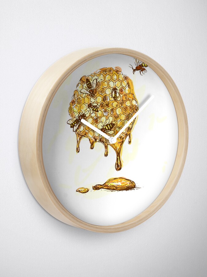 Alternate view of Honeycomb Clock