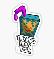 "So rolle ich" Sticker