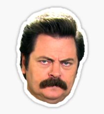 Ron face Sticker