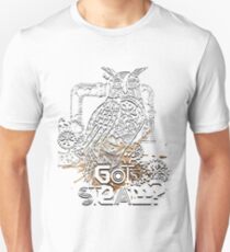 Steampunk Bird'Got Steam? Fantasy Gears' Unisex T-Shirt