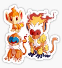Sinnoh Projekt - Feuerstarter Trio Sticker