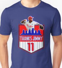 Camiseta unisex CAMISETA DEL DÍA DE RETIRO DE JIMMY ROLLINS
