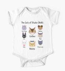 THE CATS OF STUDIO GHIBLI One Piece - Short Sleeve