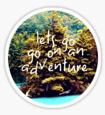 Lets Go Sticker