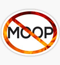 Pegatina NO MOOP