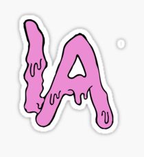 LA bones drip Sticker