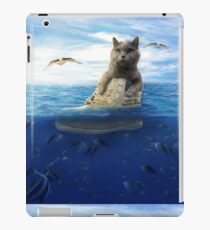 Vinilo o funda para iPad British shorthair en el mar