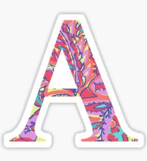 Der Buchstabe A Sticker