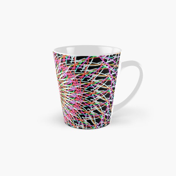 BrightNightLight Mandala Pink Magenta Fossil 1 Tall Mug