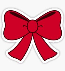 Pegatina Red bow