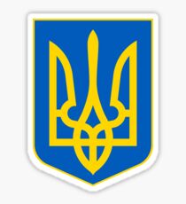 Ukraine DÉTACHÉE | Héraldique d'Europe | SteezeFactory.com Sticker