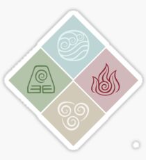 Four Elements Sticker