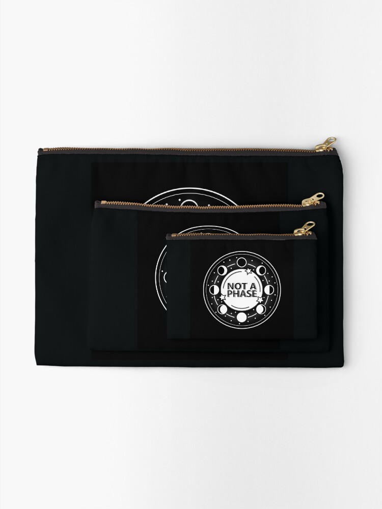 Alternate view of Not A Phase Zipper Pouch