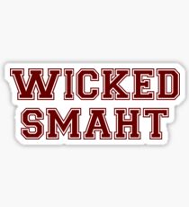 Wicked Smart (Smaht) College Boston Sticker