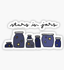Sterne in Gläsern Sticker