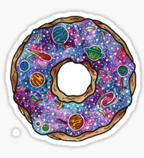 Homer Simpson - Donut Shaped Universe Sticker
