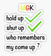 MGK Shirt (Shazam Version) Sticker