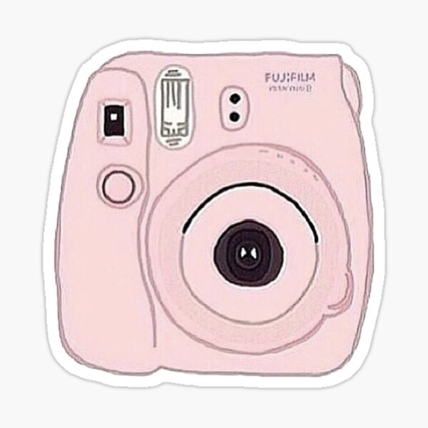 Pink Polaroid Stickers | Redbubble
