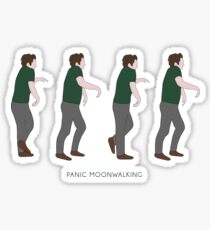 New Girl - Panic Moonwalking Sticker
